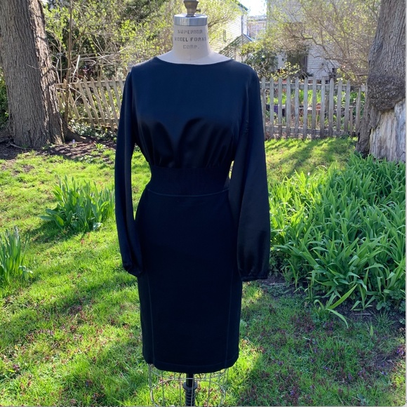 Wolford Black Knit Pencil Skirt - Picture 3 of 11